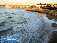 錫切斯：巴塞隆納近郊度假濱海小鎮-美麗沙灘與海景