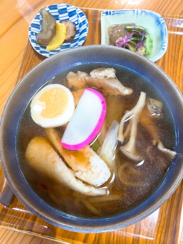 【田沢湖】田沢湖駅前✨艶々きりたんぽ稲庭うどん✨