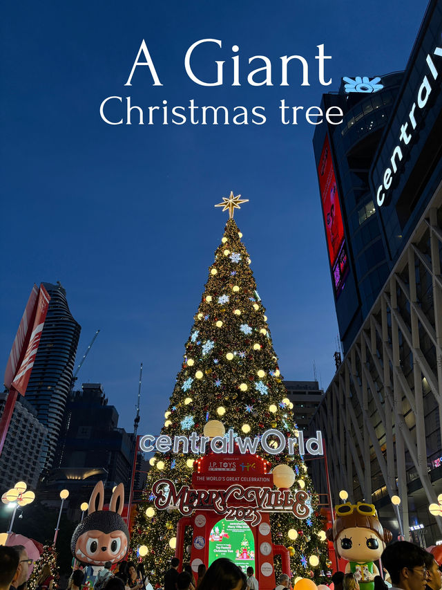 Christmas tree at Central World