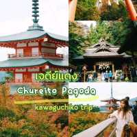 ไปชม เจดีย์แดงชูเรโตะ Chureito Pagoda กันจ้า