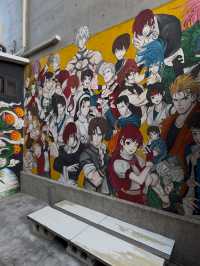 Painted Animation Lane: A Colorful Tribute to Animation in Taichung
