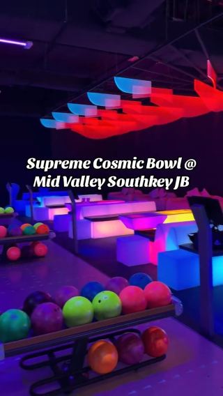 Supreme Cosmic Bowl: Glow-in-the-Dark Neon Fun at Mid Valley Southkey JB