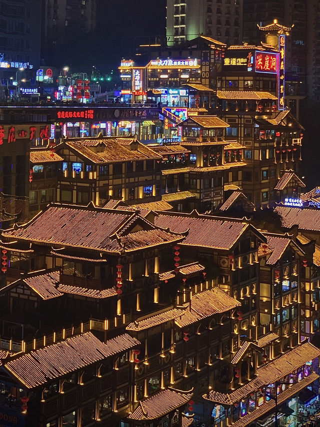 COLORFUL Hongyadong Chongqing Night Views 😍 