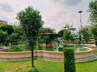 泰國曼谷市中心湄南河畔唐人街著名環島噴泉⛲公園景點：22 July Roundabout，適合打卡拍照📸親子遊