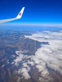 view from the sky : China Eastern airline from chengdu to kunming