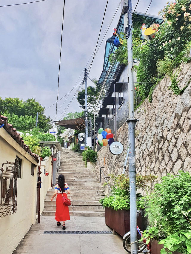 🇰🇷서울 사진 스팟 여기! 색감좋은 이화벽화마을