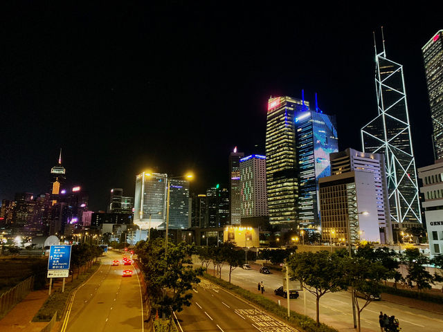 Glowing Heights: HK Observation Wheel & Victoria Peak