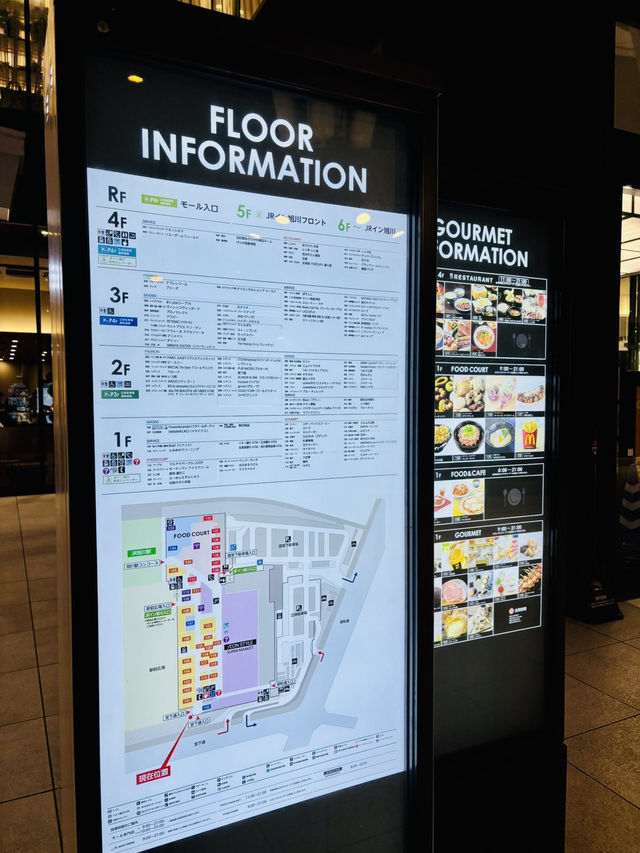 【北海道】旭川JR站、AEON Mall：交通方便，連接JR站的購物商場