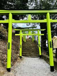 七色鳥居のある足利織姫神社