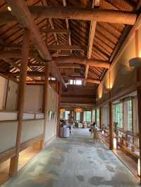 【群馬】創業500年 茅葺き屋根の重厚な玄関