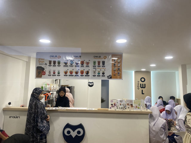 ชานมนกฮูก (owl cha) สาขายี่งอ