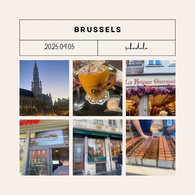 【ブリュッセル🇧🇪】一日のスケジュール🗓
