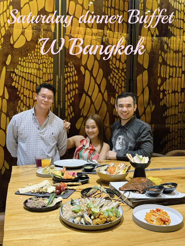 Saturday  dinner โรงแรม W BKK 