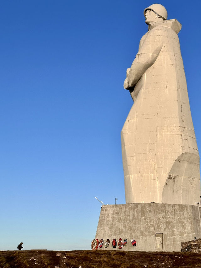 A Silent Giant Over Murmansk—Meeting Alyosha at Dusk