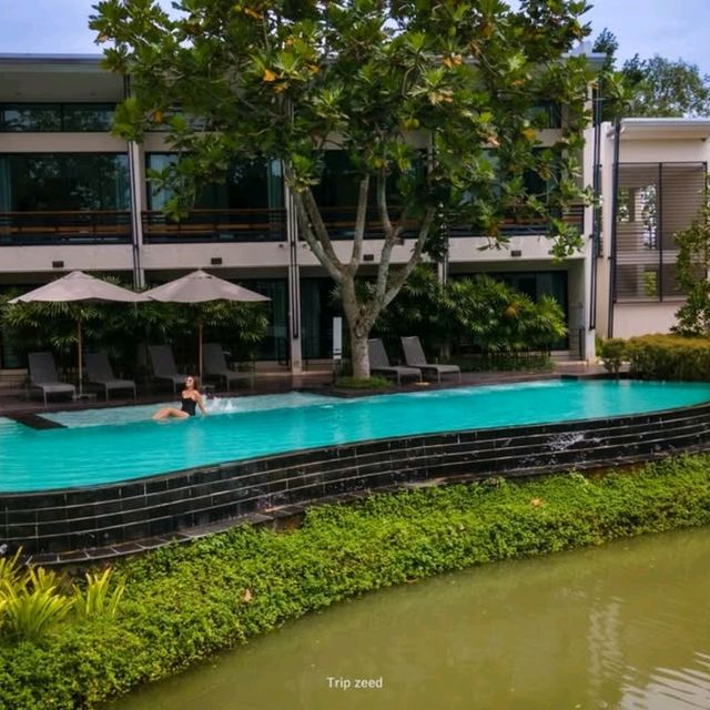 ที่พักติดริมคลอง บรรยากาศส่วนตัว อัมพวา