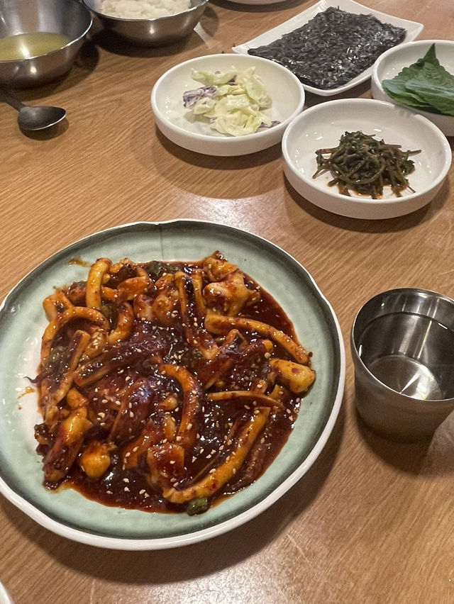 동암역 오징어볶음 맛집 코반장