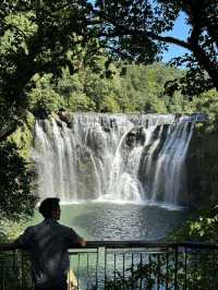 A day trip to Shifen for its curtain-like waterfalls