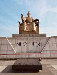 The Grand Presence of King Sejong the Great at Gwanghwamun Square