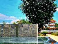 Calm and Serenity in Water wall court