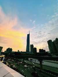 Golden Hour Glow at LaLaport BBCC – City Views & Sunset Magic