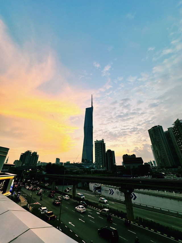 Golden Hour Glow at LaLaport BBCC – City Views & Sunset Magic