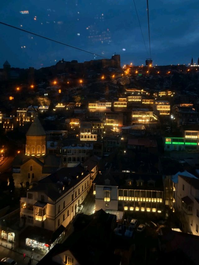 Night Strolls and City Glow at Narikala Fortress
