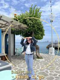 Summer vibe คาเฟ่ดัง Santorini ติดทะเลดานัง🇻🇳
