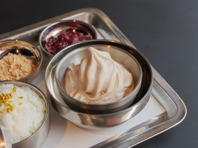 래트로 감성 식판에 주는 식판빙수 밤비공기 온천천🍧