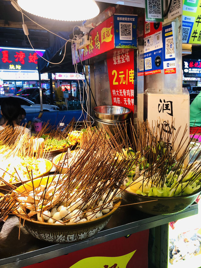 很震撼的夜市❤️人山人海🥳熱熱鬧鬧👍