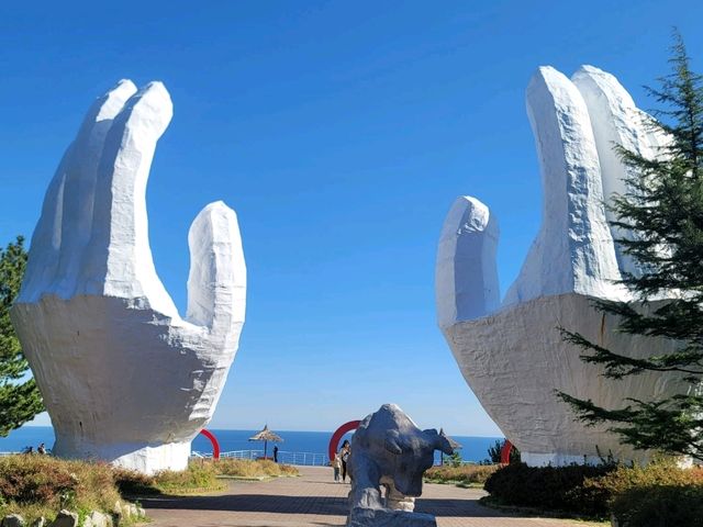 강원도 강릉 여행 조각공원보고 강릉해변