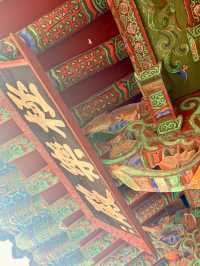 慶州｜金豬傳說佛國寺 快來找藏在牌匾後帶來財運的小豬