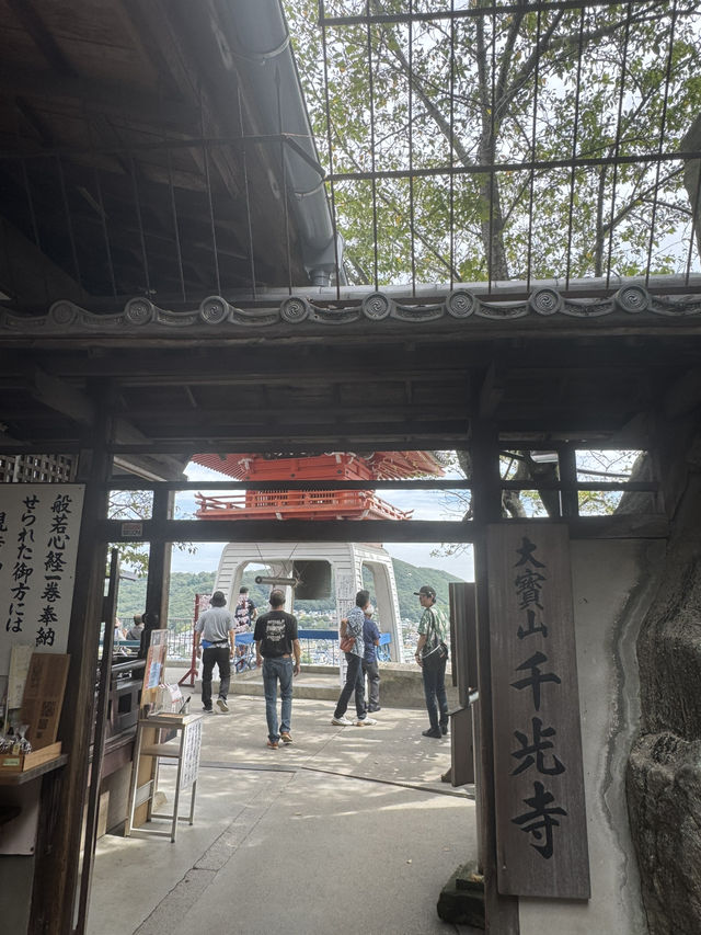 【広島】尾道市内と海が見渡せるお寺✨️