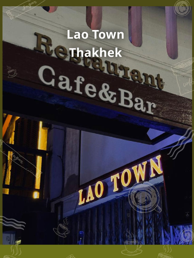 🏮 รีวิว: Lao Town Nihon – คาเฟ่สุดชิคกลางท่าแขก