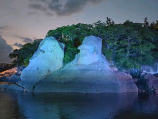 Điểm ngắm cảnh đêm nổi tiếng của Mokpo, đi dạo đêm tại Di tích thiên nhiên Gatbawi