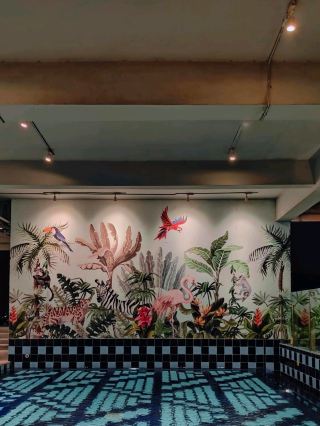 家庭友善設施於天際泳池