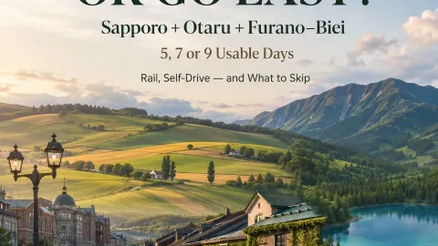 Hokkaido First-Timer Route Builder: Sapporo + Otaru + Furano–Biei — or Go East? — traveler post in Biei