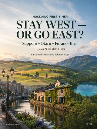 Hokkaido First-Timer Route Builder: Sapporo + Otaru + Furano–Biei — or Go East?