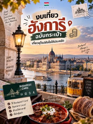 Tips for traveling to Hungary on a budget of 10,000 baht: How to make the most of your money traveling in Eastern Europe 🇭🇺💸