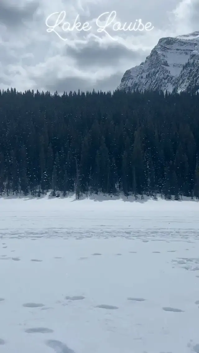 Lake Louise in April (Spring)