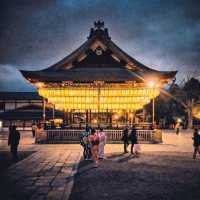 fantastic view of their temple and shrine.