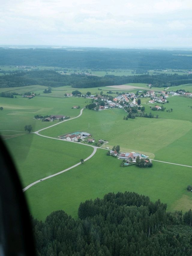 Flying Over the German Allgäu