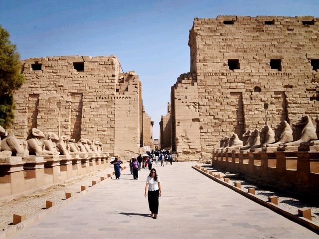 The majestic Karnak Temple Complex 🇪🇬
