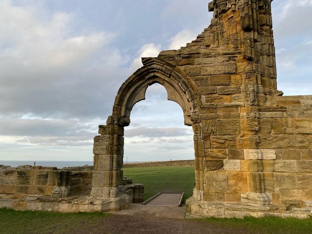 A Gothic Sentinel Overlooking Yorkshire's Sea