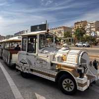 Little train ride in Cannes is so delightful!