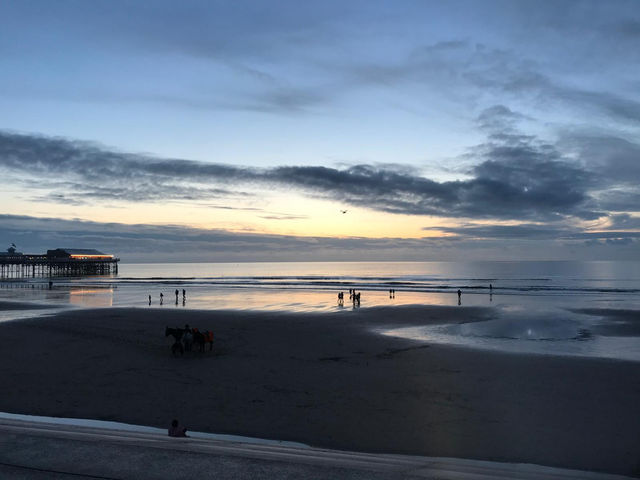 Blackpool’s sunset 