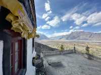 Buddhist Monastery lost high in mountains 