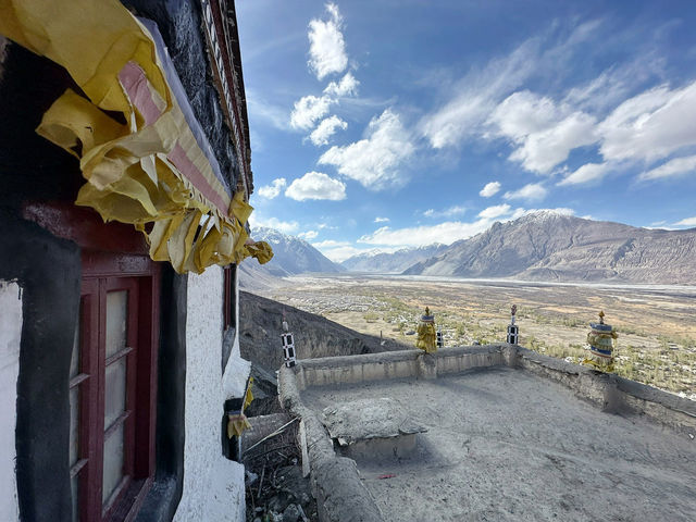 Buddhist Monastery lost high in mountains 