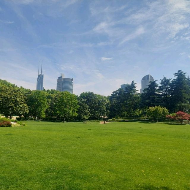 Little parks in Shanghai, little water worlds in the heart of the city