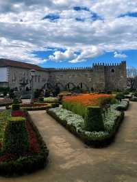 🌸 A Garden Framed by Ruins – Santa Barbara, Braga, Portugal