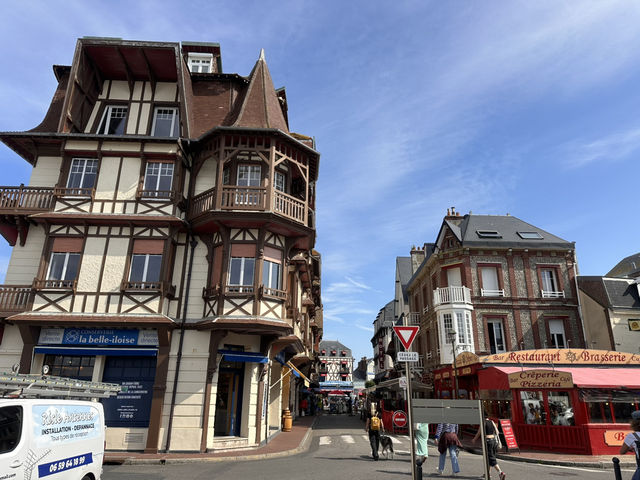Charming coastal town in Normandy 